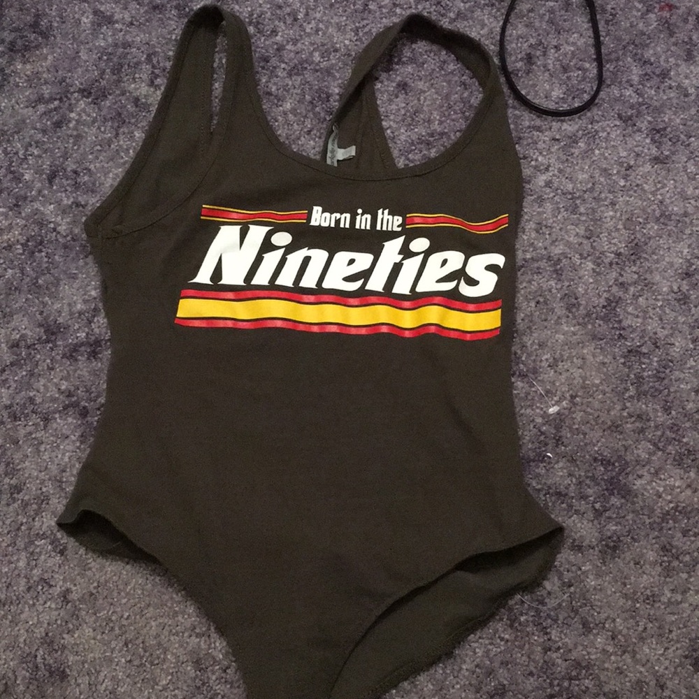 Graphic body suit